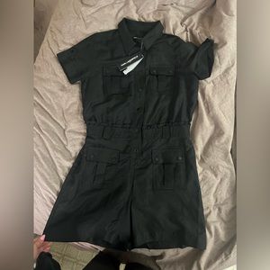 Karl Lagerfeld Short Utility Romper